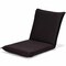 Adjustable Floor Chair 6 Position Foldable Back Support Mesh Fabric Coffee